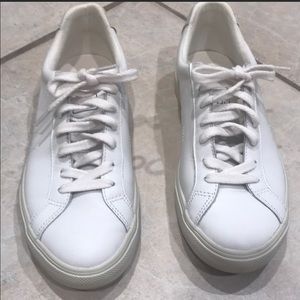 Veja White Leather Sneakers